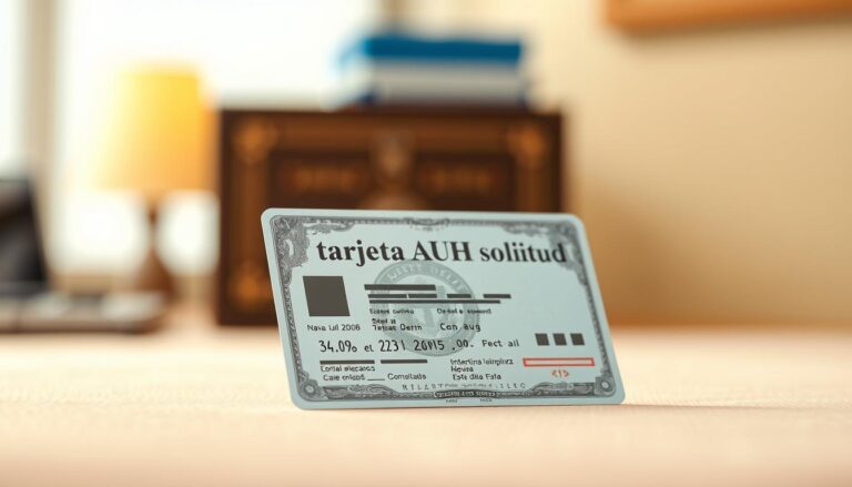 tarjeta AUH solicitud